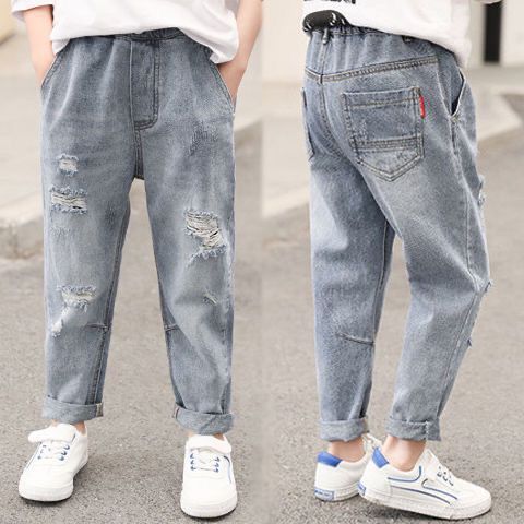 Boys' Denim Trousers Trousers Children's Clothing AMI Cart