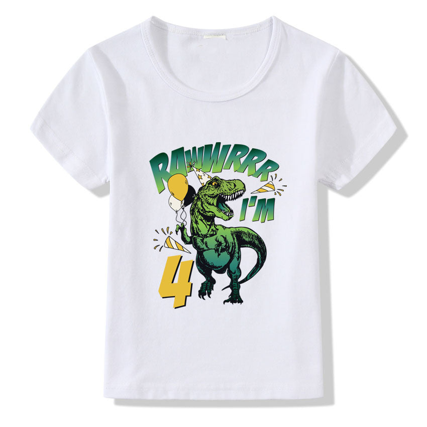 Children's T-shirt Numbers 1-9 Birthday T-shirt AMI Cart