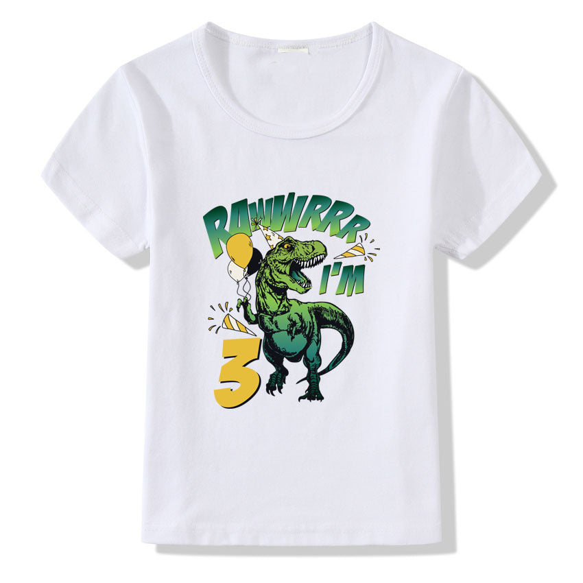 Children's T-shirt Numbers 1-9 Birthday T-shirt AMI Cart
