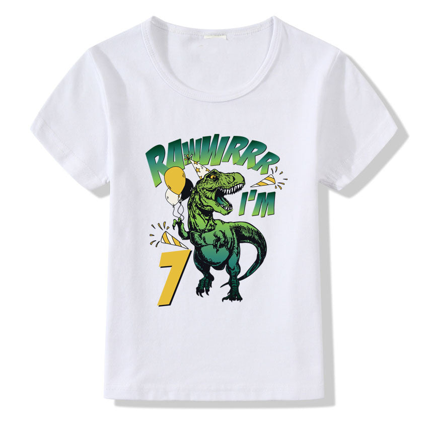 Children's T-shirt Numbers 1-9 Birthday T-shirt AMI Cart