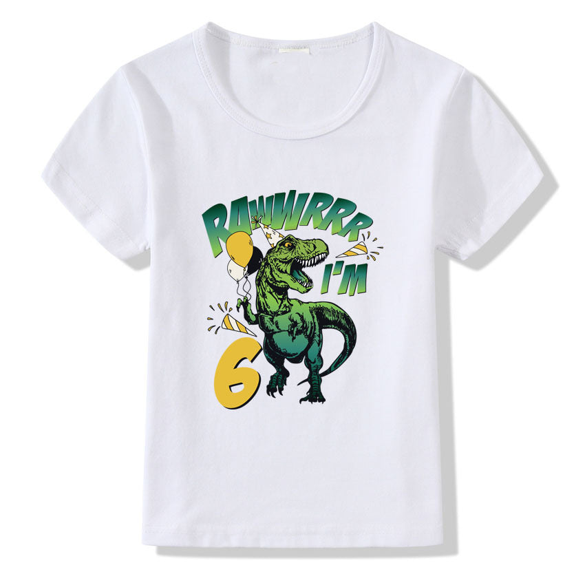Children's T-shirt Numbers 1-9 Birthday T-shirt AMI Cart