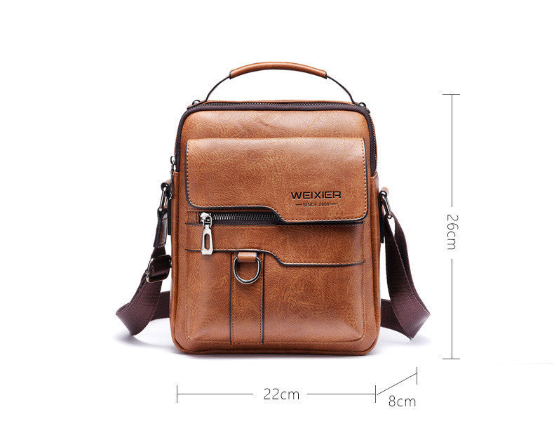 Retro Large Capacity Shoulder Bag Men Handbag Travel Backpack AMI Cart