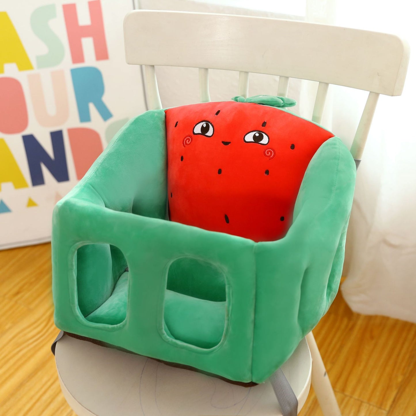 Cartoon Portable Baby Dining Chair Multifunctional Baby Car Can Be Fixed AMI Cart