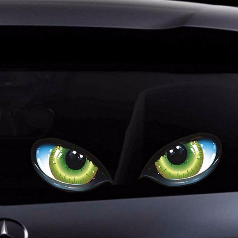Car Rearview Mirror Eye Car Sticker AMI Cart