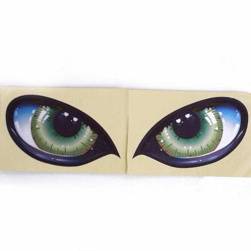 Car Rearview Mirror Eye Car Sticker AMI Cart