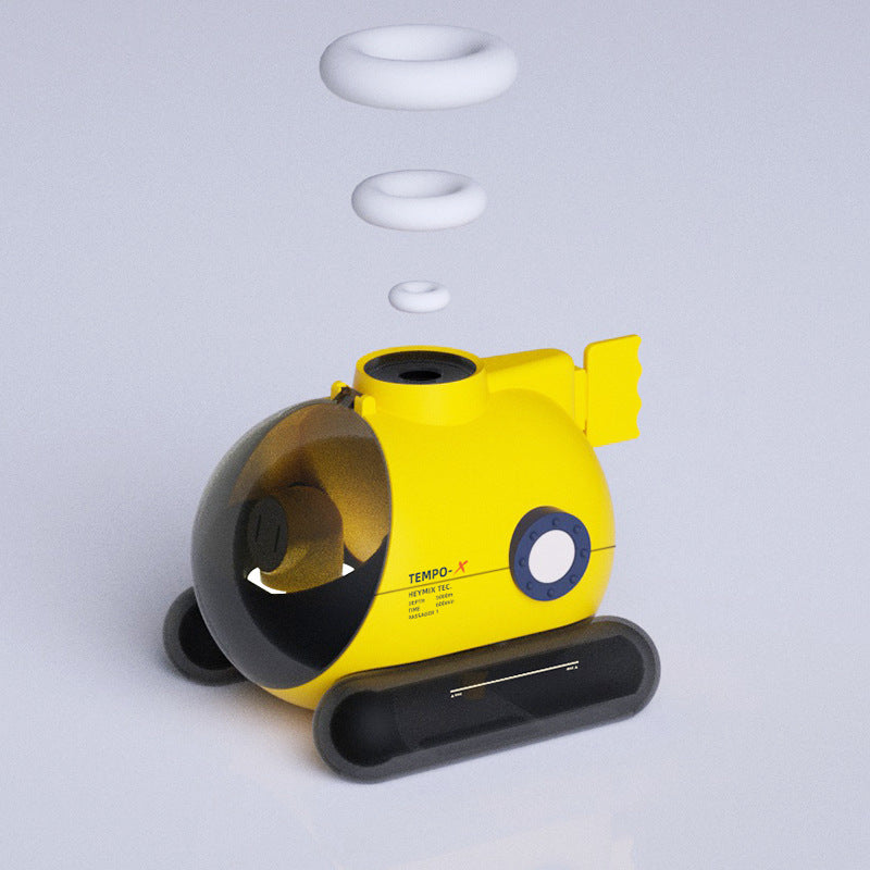 Ultrasonic Fog Diffuser TV Submarineroid Humidifier Color LED Light Humidifier Desktop Hydrator Spray AMI Cart