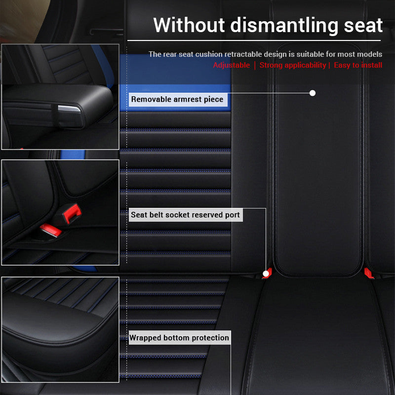 New Full Leather Car Seat Cover Full Package Car Cover AMI Cart