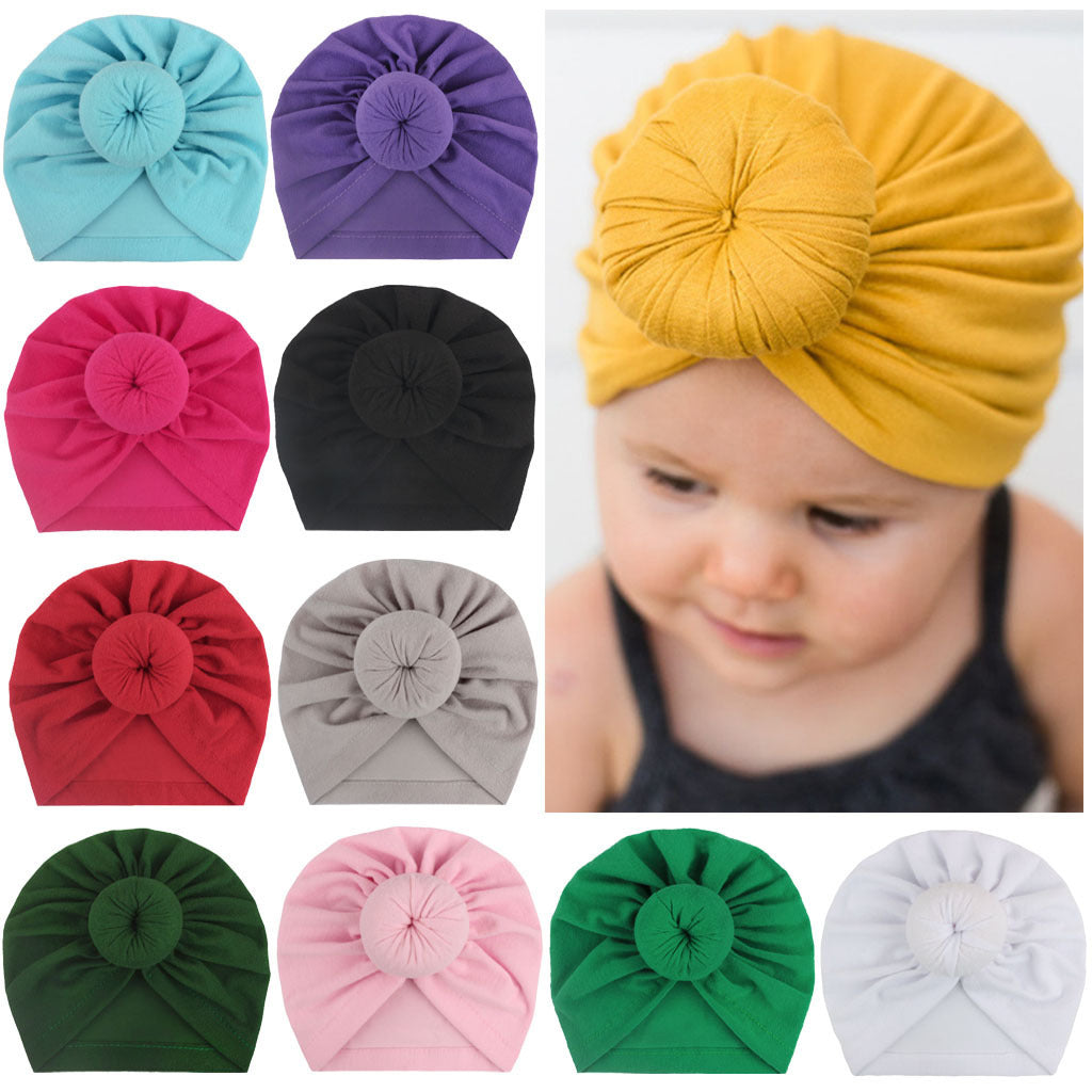 Children's turban hat baby knotted Indian beanie AMI Cart