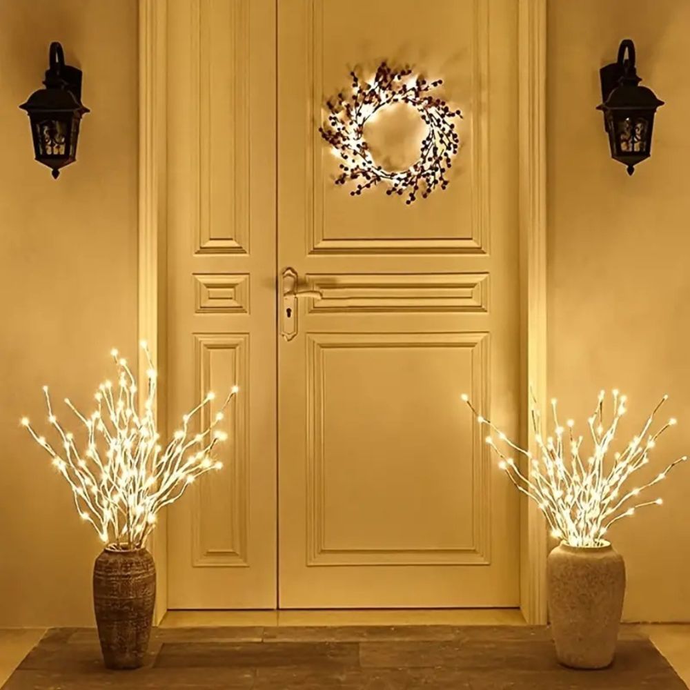LED White Birch Branch Light for Festive Home and Wedding Decor AMI Cart