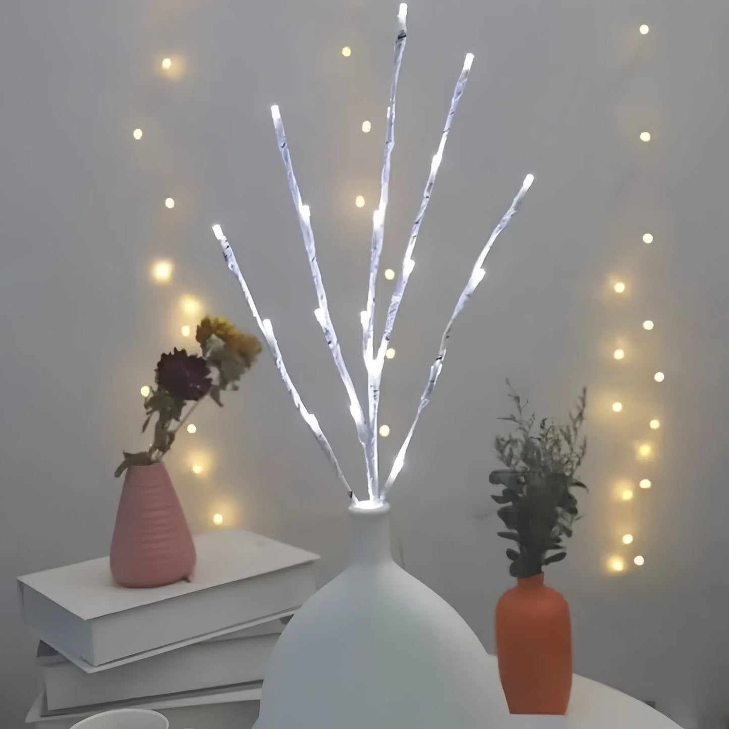 LED White Birch Branch Light for Festive Home and Wedding Decor AMI Cart
