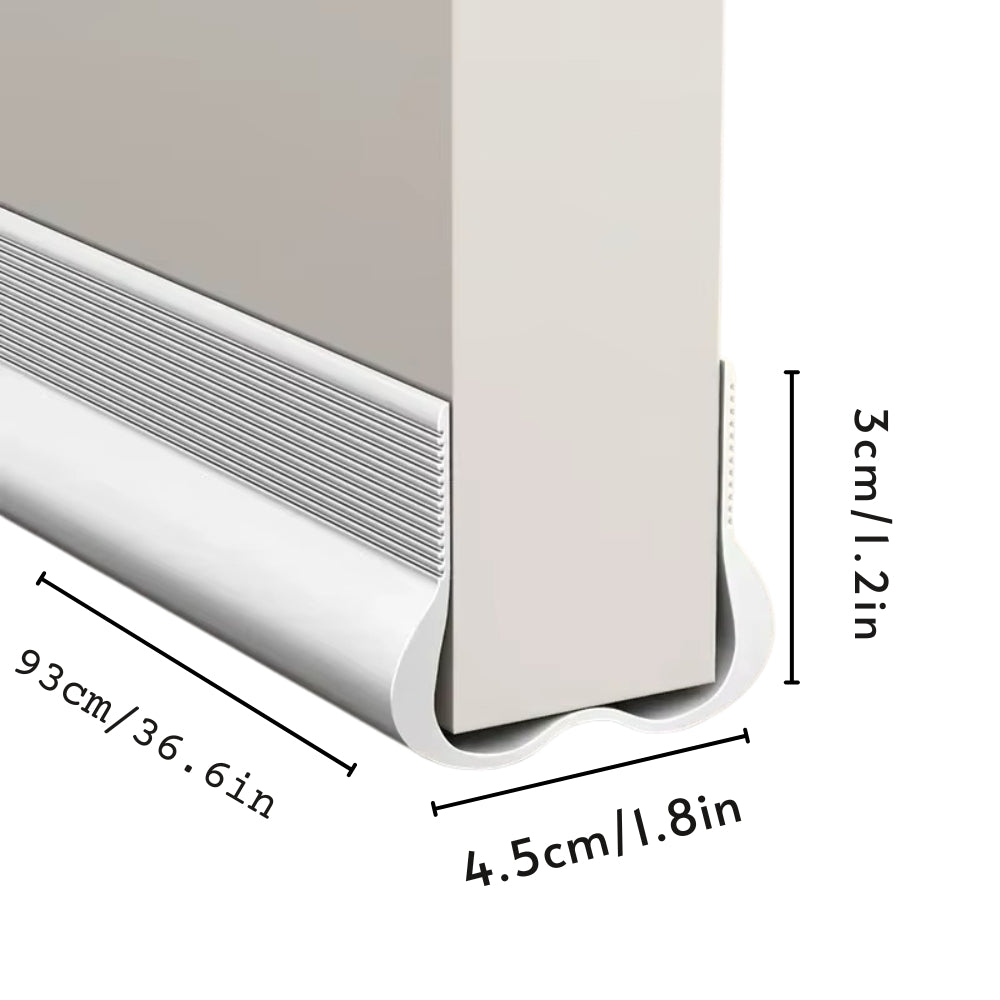 PVC Under Door Sealing Strip Draft Stopper Soundproof Weatherstrip AMI Cart
