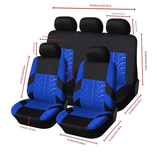 Car Universal Cloth Front Split Rear Bench Interior Covers
