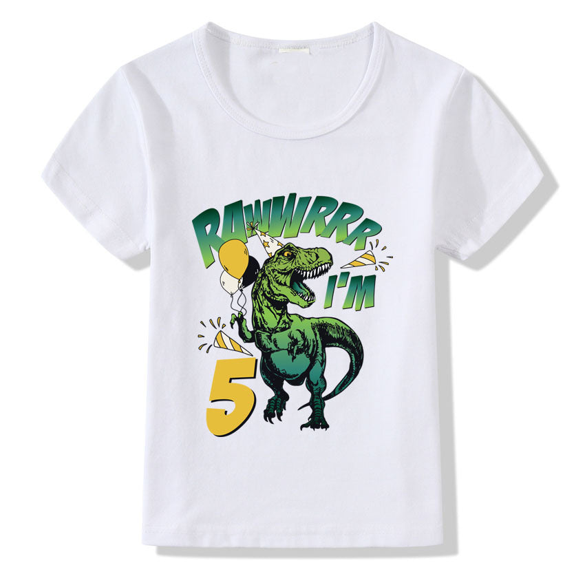 Children's T-shirt Numbers 1-9 Birthday T-shirt AMI Cart
