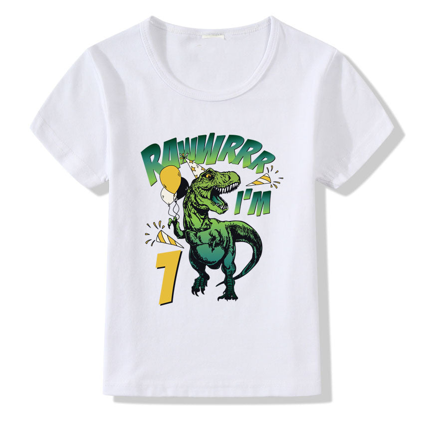 Children's T-shirt Numbers 1-9 Birthday T-shirt AMI Cart
