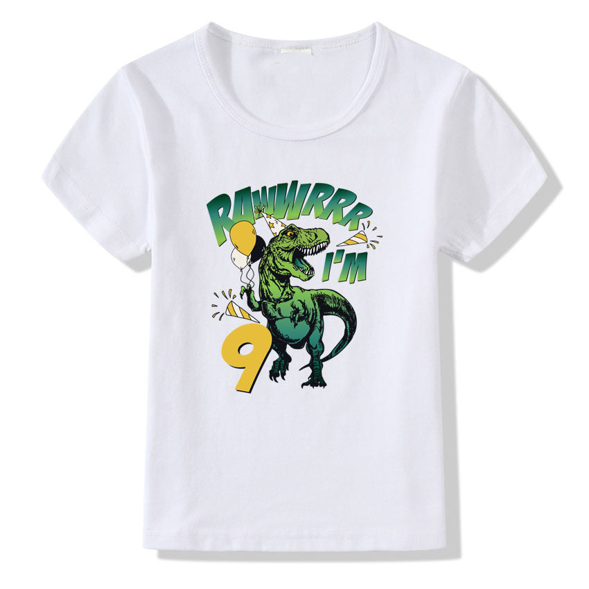 Children's T-shirt Numbers 1-9 Birthday T-shirt AMI Cart