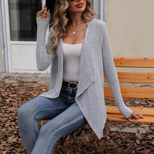 Cardigan Long Sleeve Casual Women's Clothing