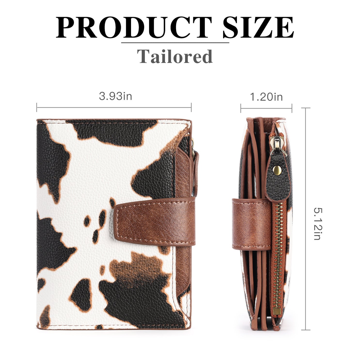 Women's Short Leather Wallet Coin Purse AMI Cart