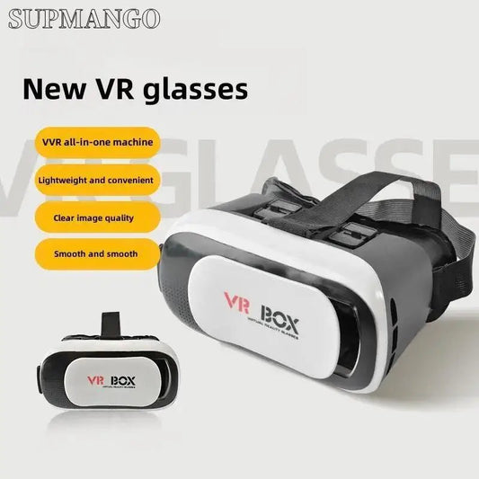 3D VR Glasses Headset Head - Mounted Adjustable VR For 4.7 - 6.1 Inches Android Smart Phones Virtual Reality Movie Game Helmet - Chic Cart