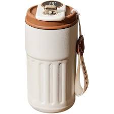 450ml Thermos Bottle Smart Display Temperature 316 Stainless Steel Vacuum Cup Office Coffee Cup Business Portable Thermal Mug - Chic Cart