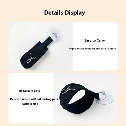 Cat Bath Holder Anti-scratch Anti-tampering Pet Dog Miracle Baby Sponge Cat Shaving Scissors Nail Cleaning Supplies