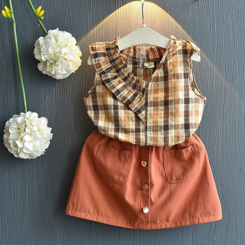 Kids Baby Girls Clothing Sets Summer TShirtsskirt Clothes AMI Cart