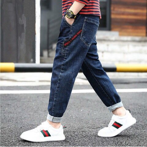 Boys' Denim Trousers Trousers Children's Clothing AMI Cart