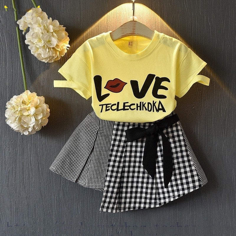 Kids Baby Girls Clothing Sets Summer TShirtsskirt Clothes AMI Cart
