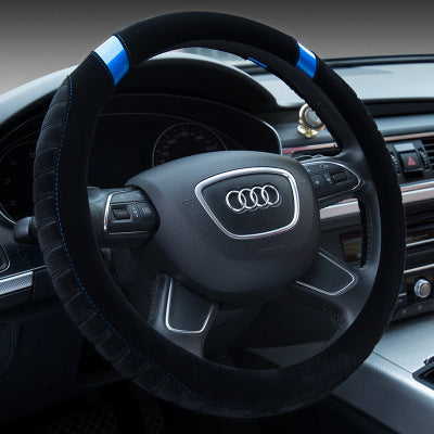 Steering wheel short plush car handle AMI Cart