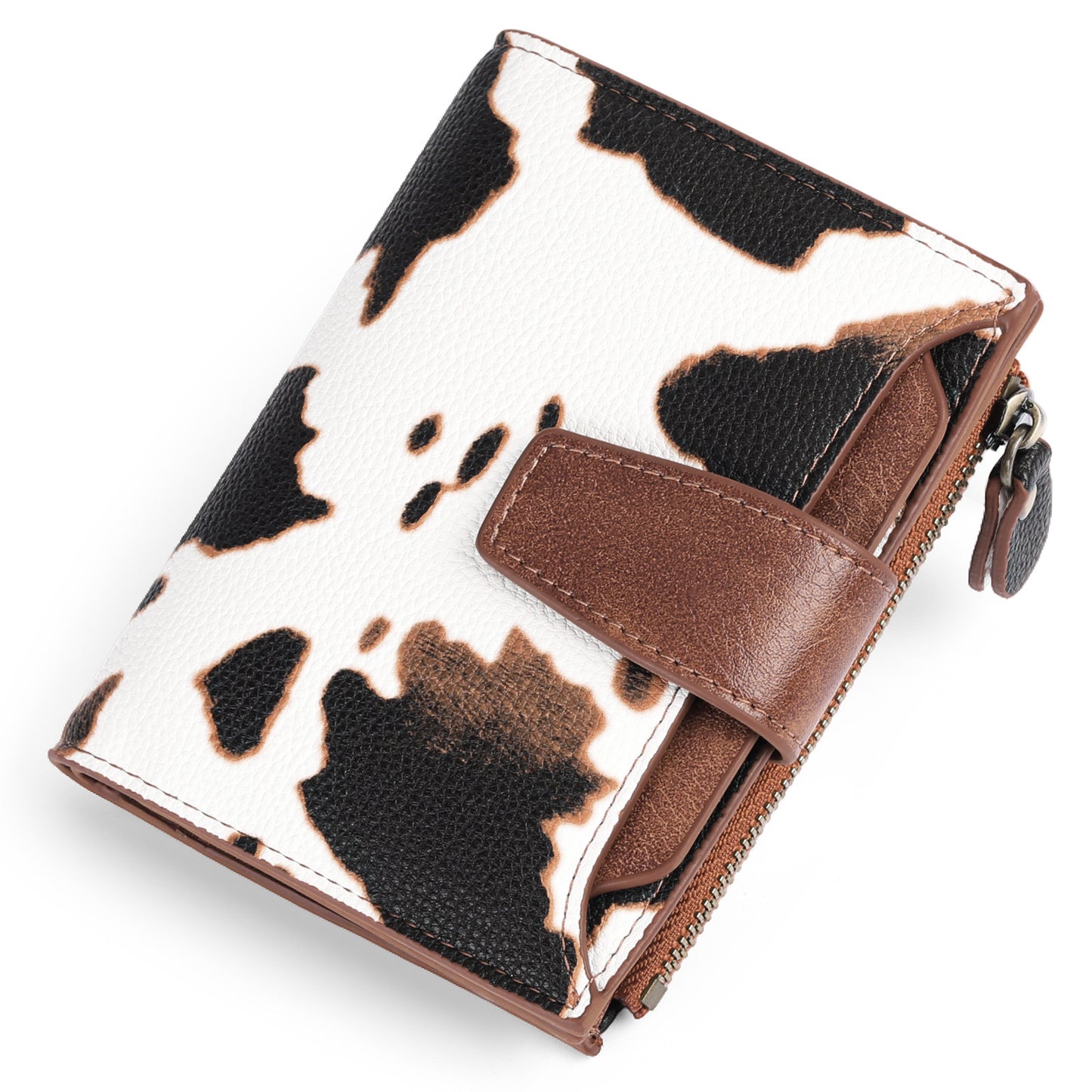 Women's Short Leather Wallet Coin Purse AMI Cart