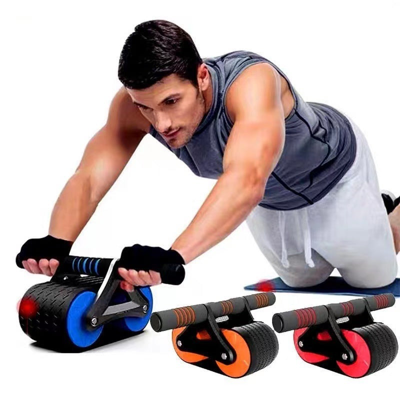 Double Wheel Abdominal Exerciser Women Men AMI Cart