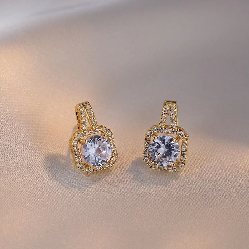 Jewelry Set Zircon Gem Pendant Chain Choker Necklace AMI Cart