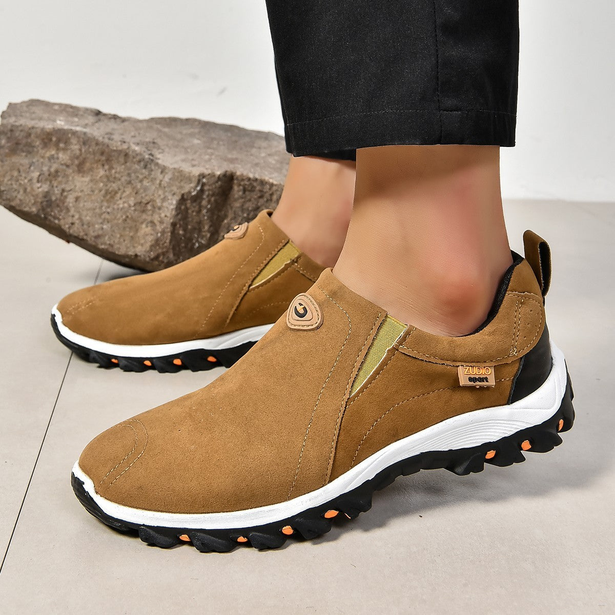 Fashion Round Head Shallow Mouth Men's Thin Shoes AMI Cart