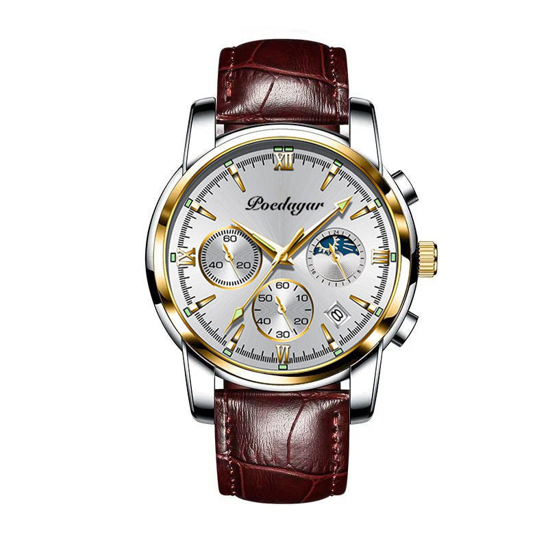 Multifunctional Men's Watch Luminous Waterproof Quartz Wrist Watch AMI Cart