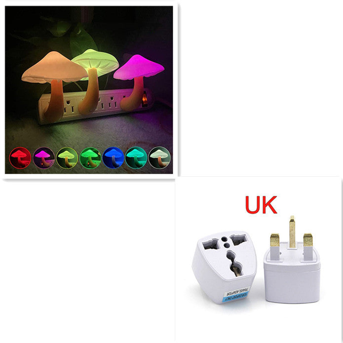 LED Night Light Mushroom Wall Socket Lamp AMI Cart