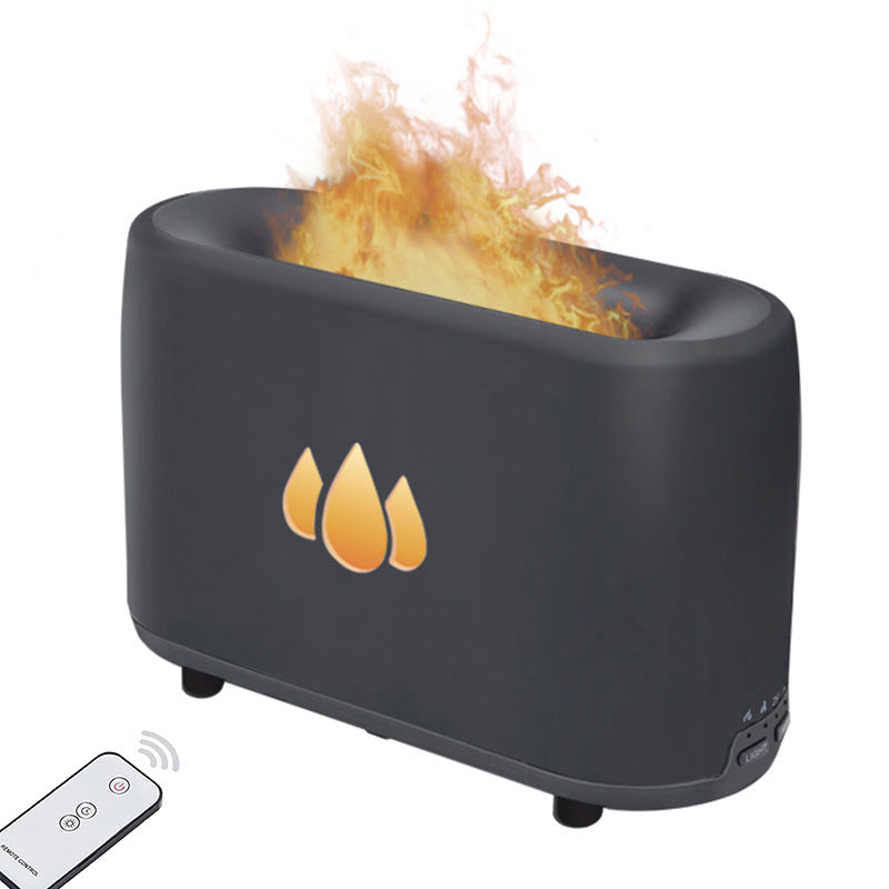 Simulated Flame Aromatherapy Machine Home Office Desktop Humidifier AMI Cart