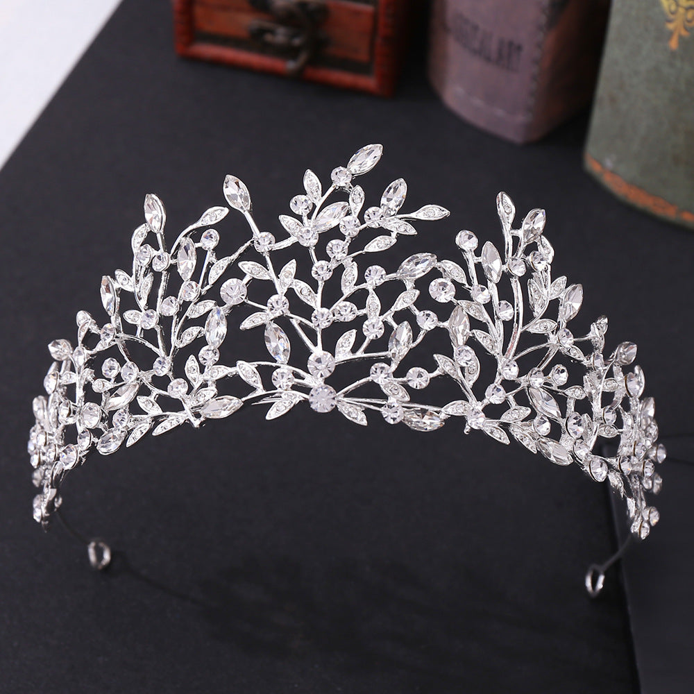 Vintage Rhinestone Headdress Crown Alloy Hair Accessories AMI Cart