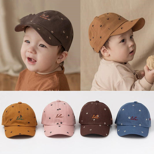 Adjustable Baseball Caps For Boys And Girls, Hip-Hop Sun Hats