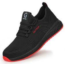 Anti - stab Safety Shoes Men Steel Toe Shoes Puncture Proof Breathable Work Safety Boots ManConstruction Work Shoes Male Sneakers