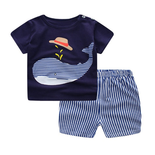 Baby Boy Summer Clothes T-shirt Baby Girl Casual Clothing Sets