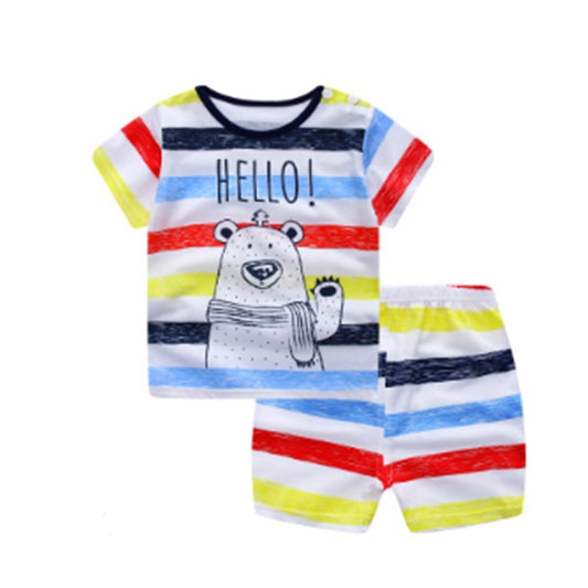 Baby Boy Summer Clothes T-shirt Baby Girl Casual Clothing Sets