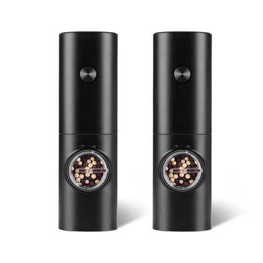 Coarseness Adjustable Refillable Electric Salt And Pepper Grinder
