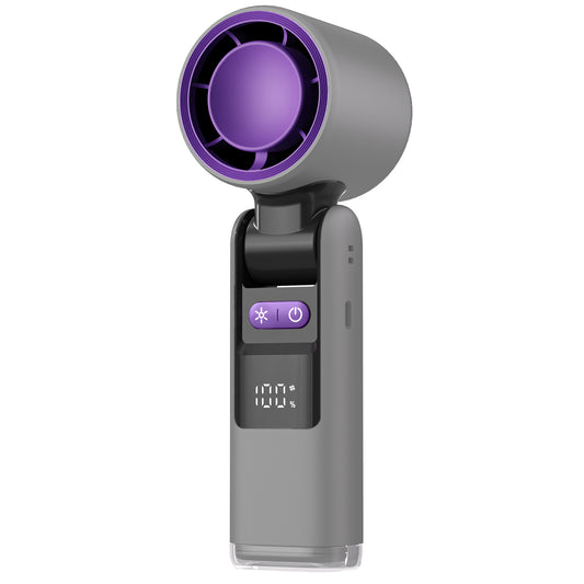 Fit For Portable Turbofan USB Rechargeable Strong Wind Adjustable Wind Speed 4000mAh