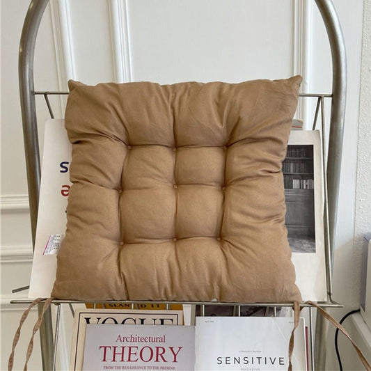 Linen Cushion Square Stool Backrest Pillow Chair Protective Mat - Chic Cart