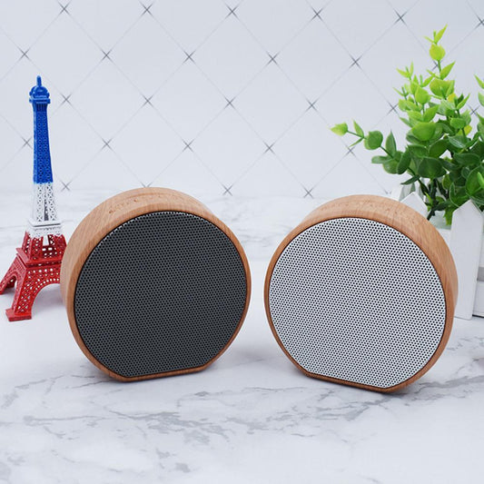 Mini Wood Bluetooth Speaker Portable Outdoor Wireless