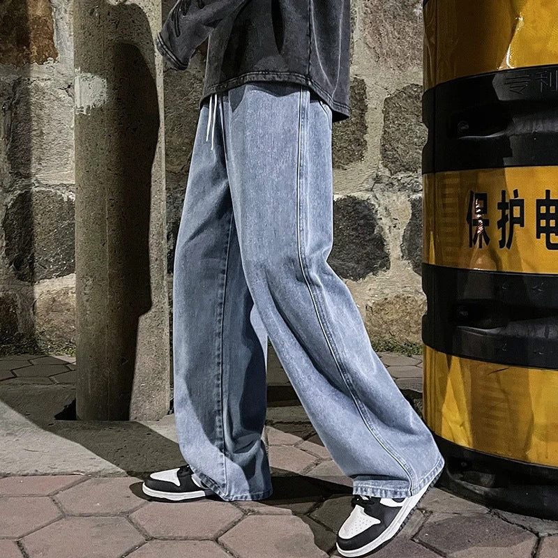 Men's Straight Loose American Design Jeans AMI Cart