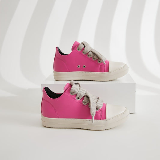 Shoelace Thick Bottom Stitching Candy Color Women's Shoes