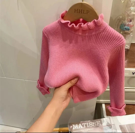 Toddler Knit Sweater Newborn Knitwear 0 - 7Y Autumn New Baby Boys Girls Clothes Baby Sweater Long Sleeve Cotton Baby Pullover Tops - Chic Cart