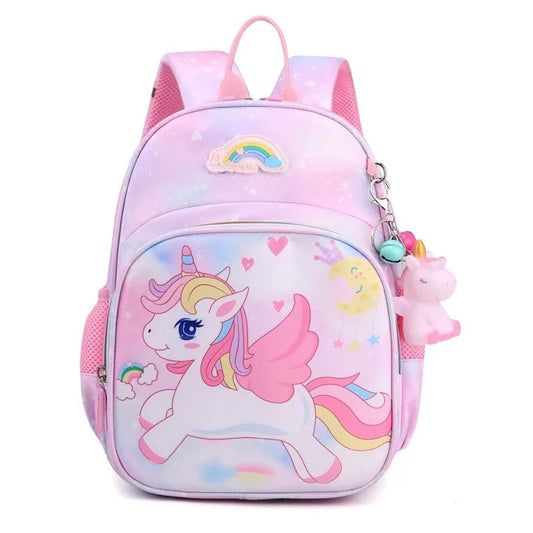 New Unicorn Backpack For Girls Cartoon Pink Princess School Bags Kids Satchels Kindergarten Bookbag Mochila Infantil Escolar - Chic Cart