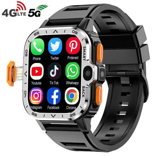 Valdus PGD Android Smart Watch Men GPS 16G/64G ROM Storage HD Dual Camera NFC 2G 4G SIM Card WIFI Wireless Fast Internet Access - Chic Cart