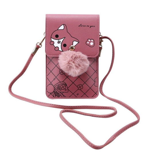 Vertical Touch Screen Phone Bag Women's Crossbody